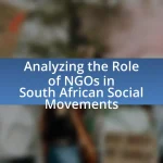 Analyzing the Role of NGOs in South African Social Movements