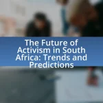 The Future of Activism in South Africa: Trends and Predictions