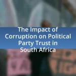 The Impact of Corruption on Political Party Trust in South Africa