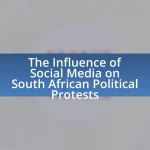 The Influence of Social Media on South African Political Protests