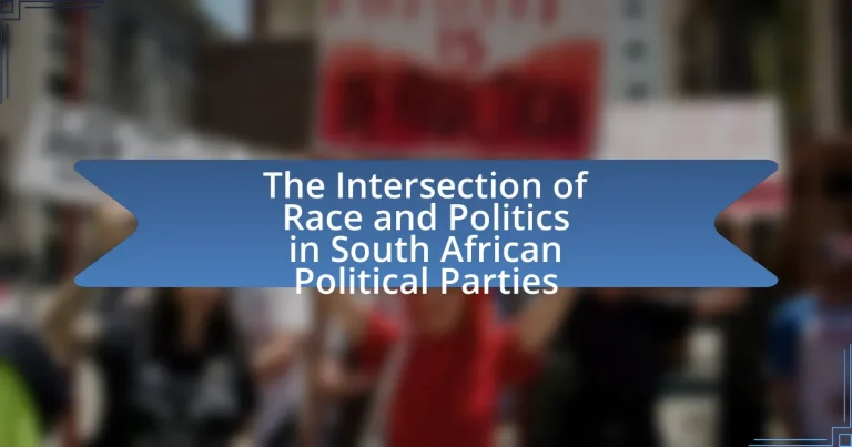 The Intersection of Race and Politics in South African Political Parties