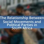 The Relationship Between Social Movements and Political Parties in South Africa