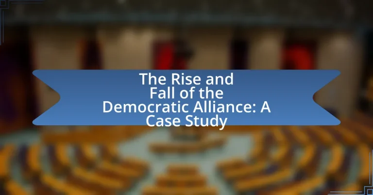 The Rise and Fall of the Democratic Alliance: A Case Study