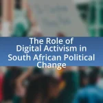 The Role of Digital Activism in South African Political Change