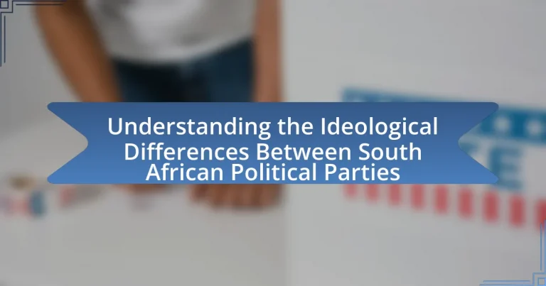Understanding the Ideological Differences Between South African Political Parties