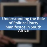 Understanding the Role of Political Party Manifestos in South Africa