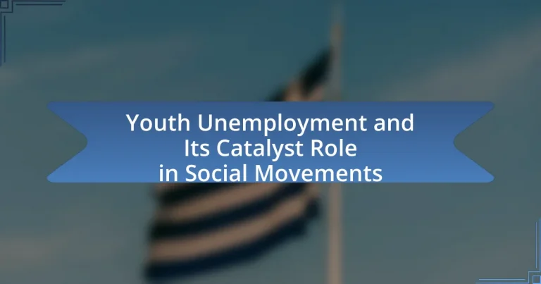 Youth Unemployment and Its Catalyst Role in Social Movements