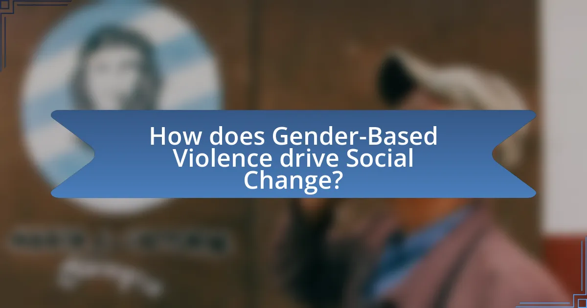How does Gender-Based Violence drive Social Change?