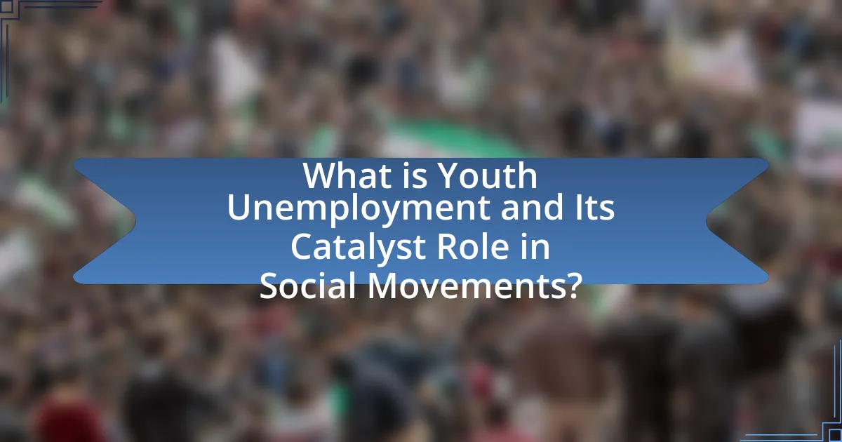 What is Youth Unemployment and Its Catalyst Role in Social Movements?